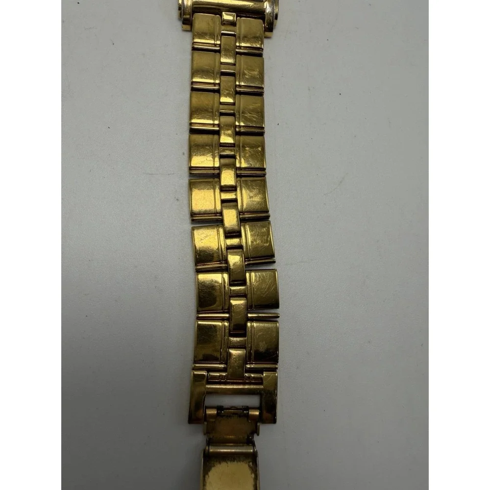 Caravelle By Bulova 44D05 Mens Tank Watch New Battery 26MM 8.5